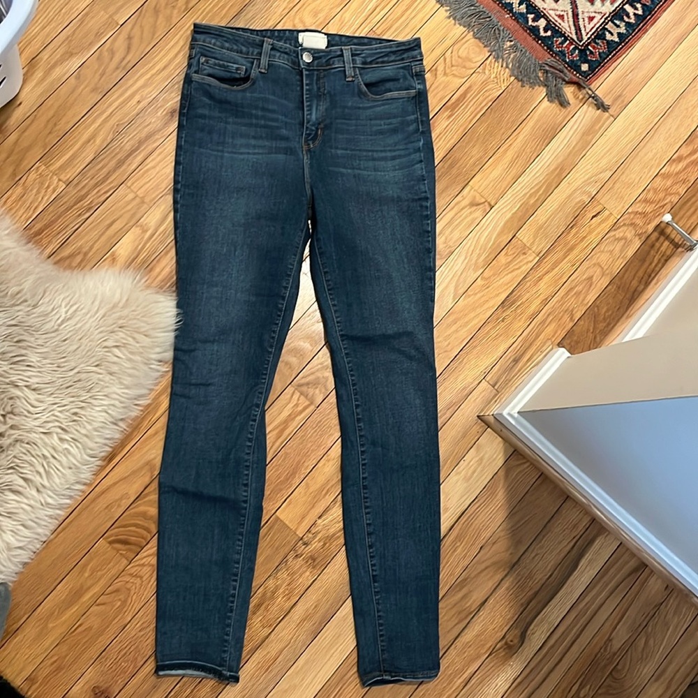 L’Agence Marguerite High Rise Skinny Jean in New Vintage wash, size 30